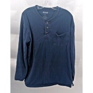Duluth Trading Men's Pullover Polo Shirt Size: L Long Sleeve.